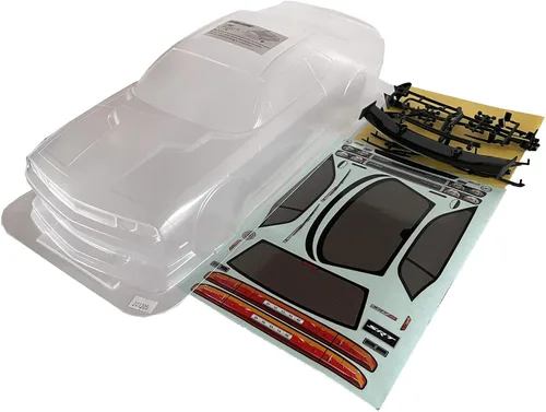 Vista 2 de 1/10 Escala RC Onroad Racing Drift Touring Car Transparente Lexan Carcasa Transparente (Challenger SRT8)