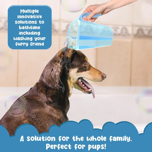 Vista 7 de Taza de enjuague de champú para niños Cubo de baño para bebés Cubo de enjuague para bebés sin lágrimas - Tres opciones