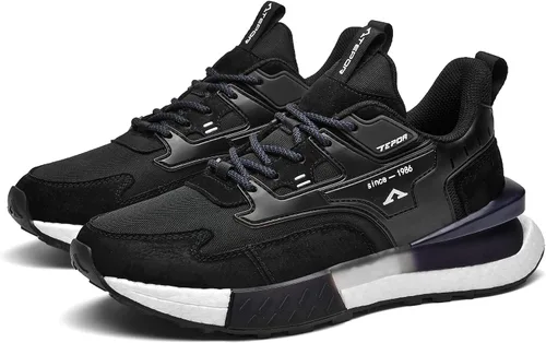 Vista 2 de TEPOR Tenis deportivos para correr, ligeros, antideslizantes, para caminar, gimnasio