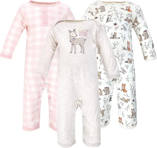 Vista 39 de Hudson Baby - Overol unisex de algodón para bebé Manzana