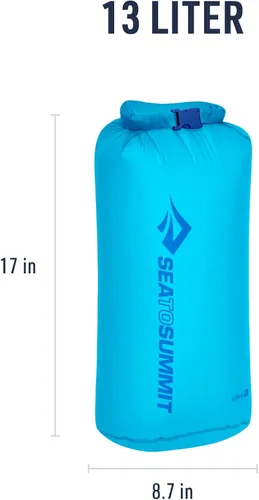 Vista 6 de Sea to Summit Ultra-Sil Dry Bag, Ultralight Waterproof Dry Storage Atoll Azul