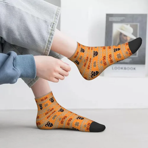 Vista 9 de DKJlitter Unisex Ankle Socks, Padded Athletic Quarter Socks Fashion Running Casual Socks