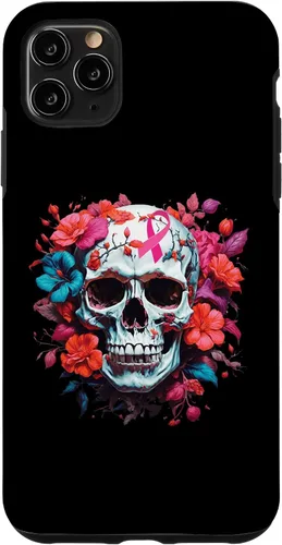 Vista 13 de Breast Cancer Skull Shirt For Women Sugar Skull Pink Ribbon Case for iPhone 16