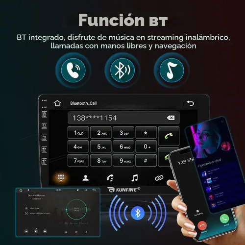 Vista 8 de Para Hyundai Elantra 2011-2013 CarPlay Android Navegación Automática Estéreo GPS Radio Reverse Cámara Pantalla 9 "IPS Pantalla Táctil Headunit