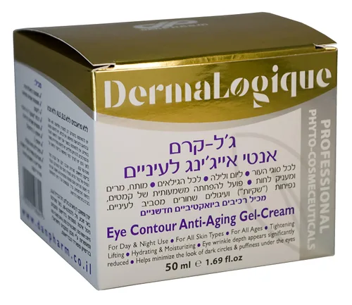 Vista 2 de DermaLogique Professional Eye Contour Anti-Aging Gel-Cream Para el tratamiento de día y noche de todo tipo de piel y para todas las edades 1.7 fl