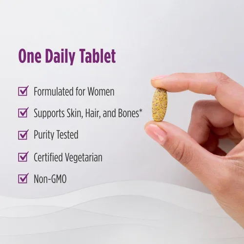 Vista 4 de Nordic Naturals Multivitamínico diario para mujeres One - Apoyo para piel, cabello, energía y huesos - Suplemento para la inmunidad - 20 nutrientes