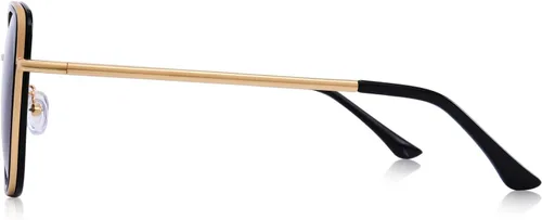 Vista 3 de gafas de sol polarizadas ojo de gato para las mujeres señoras marca tendencia sol gafas UV400