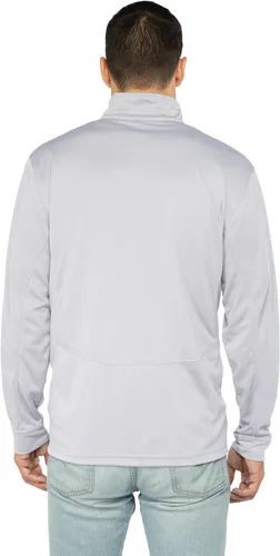 Vista 63 de Vantage Apparel NCAA Collegiate Micro Mesh Performance Gris Sudadera con cremallera de 1/4 para hombre