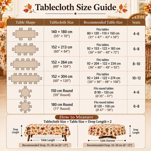 Vista 5 de Mantel rectangular de ramas de pájaros de otoño impermeable, mantel de hojas de arce resistente a las manchas, mantel lavable para decoración