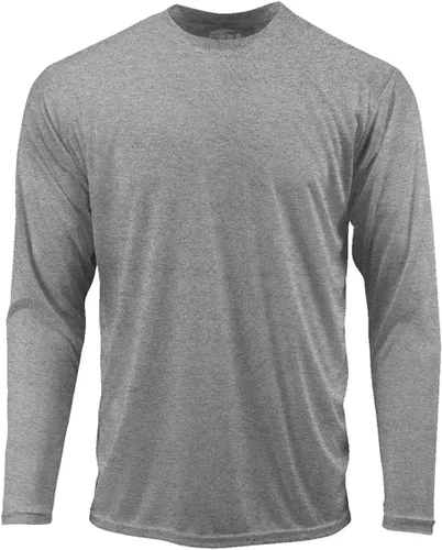 Vista 30 de DRI-Equip - Camisas de manga larga para deporte, disipa la humedad. Blanco