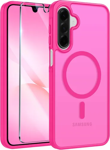 Vista 63 de FNTCASE - Funda para iPhone 16 Pro: magnética, mate, translúcida, de grado militar, protectora contra caídas, resistente, fina, duradera y a prueba