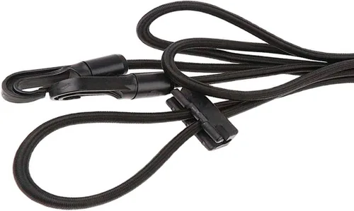 Vista 4 de NEFTF - Cuerda de entrenamiento ajustable ajustable con riendas de caballo de 9.8 pies