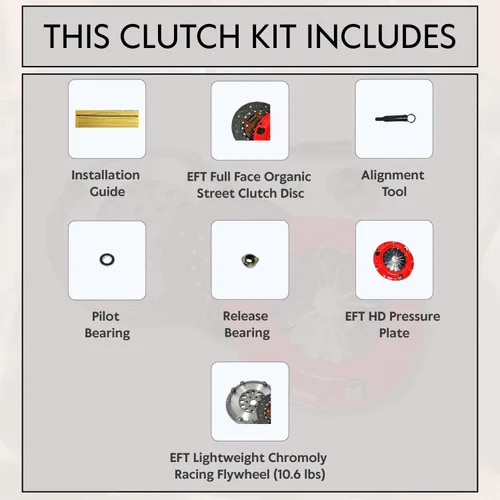 Vista 2 de EFT Stage 1 Kit de embrague con volante ProLite para Mazda Miata 1.6L 1.8L Mazdaspeed 1990-05 - Componentes de calidad OEM para un ajuste preciso