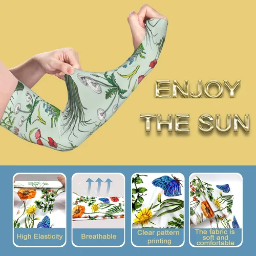 Vista 4 de Mangas de jardinería, mangas de protección solar para jardinería, mangas a prueba de espinas para cubrir brazos para mujeres y hombres