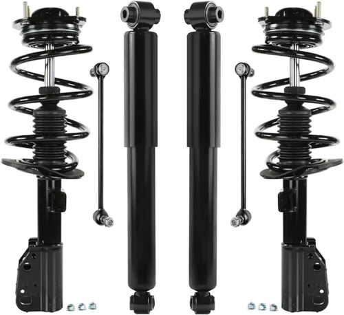 Vista 44 de Detroit Axle - Kit de puntales delanteros de 6 piezas para Ford Escape 2014-2019, 2 puntales y muelles helicoidales, 2 enlaces de barra