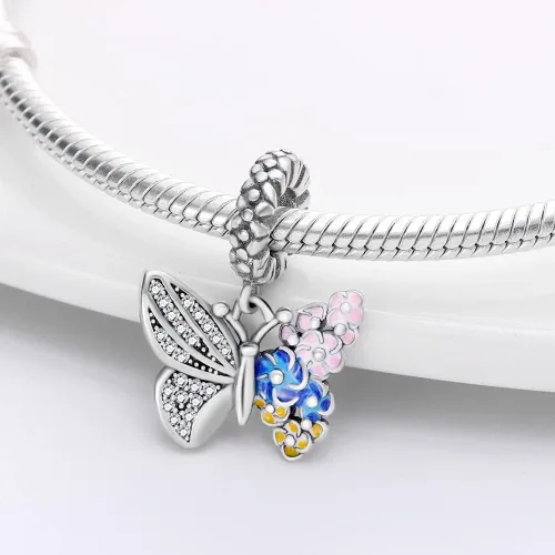 Vista 5 de Dije clásico para mujer, pulsera de plata de ley 925, regalo de cuentas, se puede combinar con mujeres y niñas