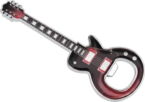 Vista 15 de 1 pieza/set abrebotellas de cerveza con forma de guitarra, regalo para amantes de la música y la guitarra, utensilios de cocina para bebedores