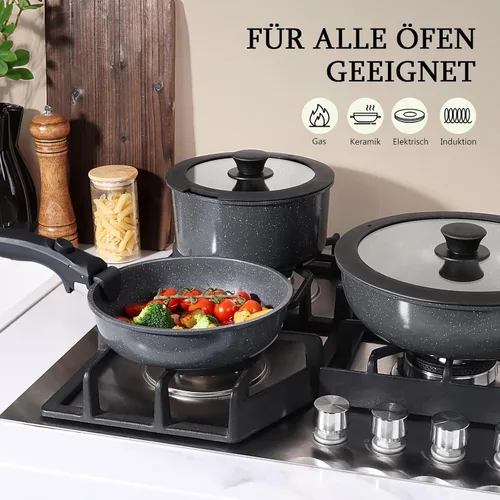 Vista 6 de GiPP Ceramic Pots and Pans Set