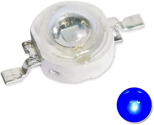 Vista 5 de 3W ULTRAVIOLETA púrpura LED bombillas ultravioleta lámpara chips 365nm 375nm 380nm 385nm 395nm 405nm 410nm 420nm con 0.787 in PCB sustrato