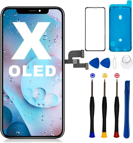 Vista 13 de para iPhone 11 PRO Reemplazo de pantalla OLED de 5.8" (A2160, A2217, A2215), con reparación True Tone, Face ID, Kit de reparación de pantalla 3D