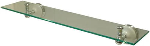 Vista 5 de Kingston BA1119SN - Estantería de cristal para cosméticos victorianos, níquel cepillado cepillado níquel