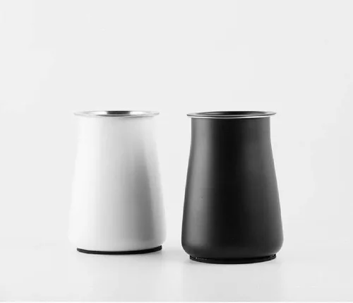 Vista 2 de Tamiz de café y tamiz - Olla de malla fina de acero inoxidable - Superficie de teflón negro
