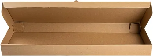 Vista 142 de Restaurantware - Cajas para pizza, 50 unidades, 14 x 7 x 1.5 pulgadas, embalaje de papel de cartón corrugado con bloqueo de pestañas, resistente a