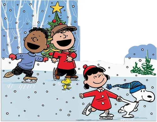 Vista 4 de DaySpring - Peanuts - Que tu Navidad brille con luz propia - 18 tarjetas navideñas en caja y sobres (U1010)