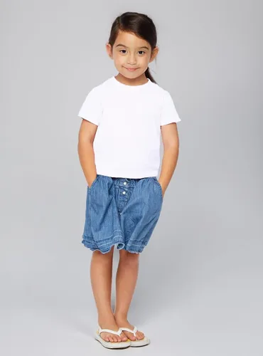 Vista 3 de Clementine Apparel Paquete de 3 camisetas de algodón de manga corta para niñas y niños pequeños 2-7 años