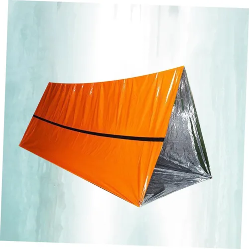 Vista 3 de BESPORTBLE Tienda de campaña de tubo al aire libre de emergencia portátil a prueba de viento PE Material Tienda de supervivencia para acampar