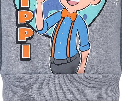 Vista 5 de Blippi Conjunto de sudadera y pantalones de manga larga para niños con estampado - Gris