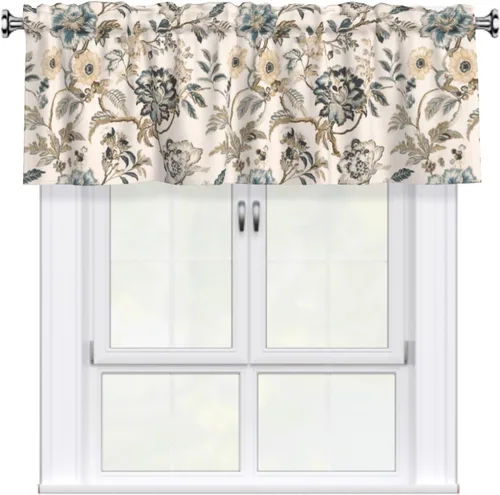 Vista 68 de Cenefa de estrella del oeste de Texas para ventana, rústica, granja, granero, cocina, cenefa de ventana rural vintage con bolsillo para barra