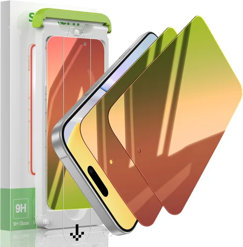 Vista 15 de Paquete de 2 protectores de pantalla de privacidad para iPhone 12 Pro Max, protector de pantalla de vidrio templado antiespía, sensible al tacto