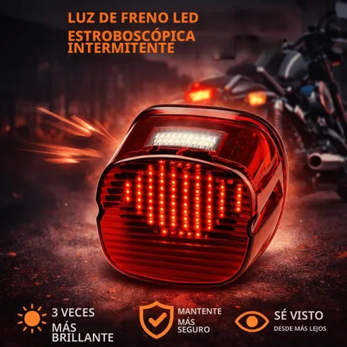 Vista 2 de Eagle Lights Luz Trasera Roja Intermitente LED de Mejora para Harley Davidson Sportster/Softail/Touring/Dyna