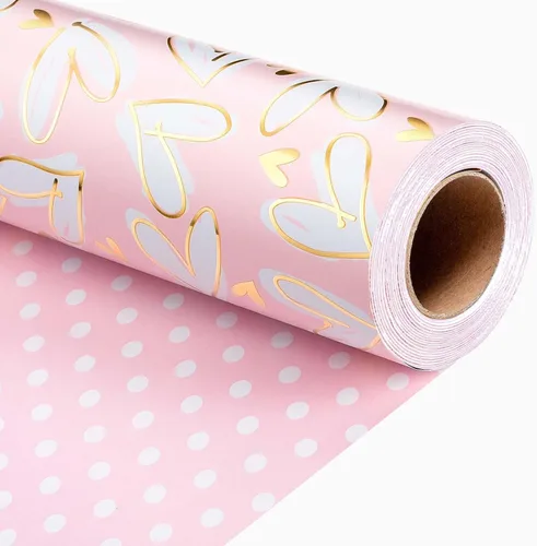 Vista 11 de MAYPLUSS Rollo de Papel de Regalo, Papel de Regalo con Bandera a Cuadros Azul y Blanco, Papel de Regalo Reversible para Patinadores y Carreras