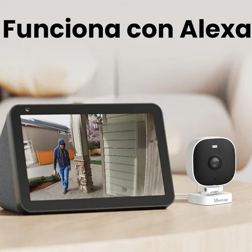 Vista 9 de VIMTAG Cámaras 5G/2.4G 4MP para seguridad del hogar, cámara exterior/interior para perro/gato/mascota/niñera/bebé, con cable, visión nocturna a