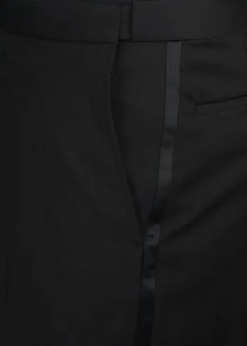 Vista 6 de Traje de esmoquin para hombre con 2 botones y solapa