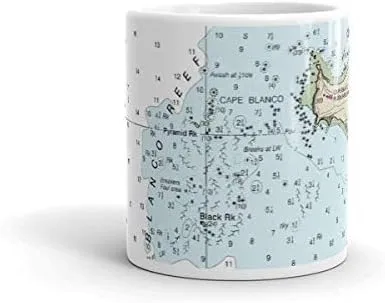 Vista 5 de Cape Blanco Point, 11oz - NOAA Nautical Charts