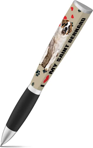 Vista 15 de I Love My Dog Bolígrafo Ballpoint para Cachorros (1 Bolígrafo, 3 Lados) Regalos para Mamá de Perro, Cumpleaños de Perro Bolígrafos Lindos