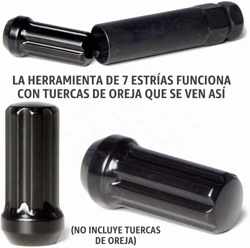 Vista 4 de Circuit Performance - Herramienta de extracción de chavetas estándar - Llave de tuerca 7 - en negro y extensa