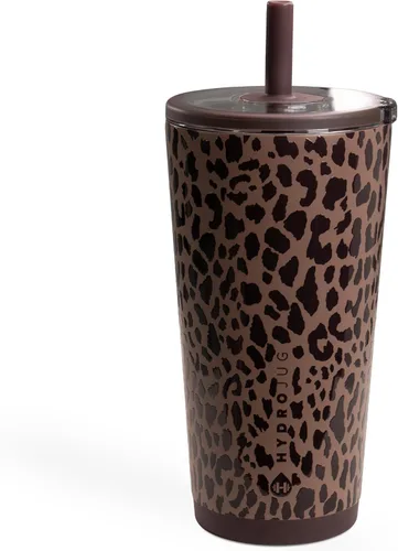 Vista 24 de HydroJug Everyday Tumbler 20 oz – Ceramic-Lined Insulated Tumbler with Straw and Soft-Touch Lid, Cup Holder Friendly, Double-Wall Vacuum Insulation