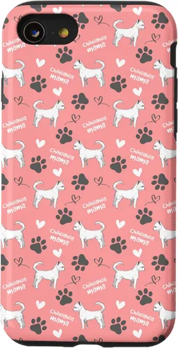 Vista 8 de iPhone 12 mini Chihuahua mamá rosa mujeres caso de regalo