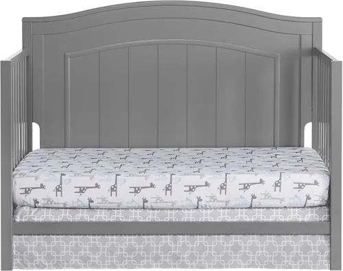 Vista 6 de Oxford Baby Nolan/North Bay - Kit de conversión de riel de protección de cuna a cama infantil, gris paloma, certificado GreenGuard Gold Gris