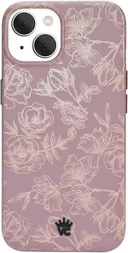 Vista 115 de VELVET CAVIAR Funda para iPhone 15, compatible con MagSafe, probada en caídas de 10 pies, Berry Baby