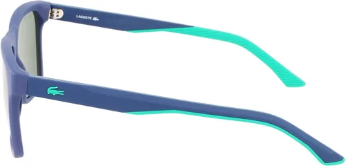 Vista 3 de Lacoste Gafas de sol rectangulares L972S para hombre azul mate talla única Azul mate