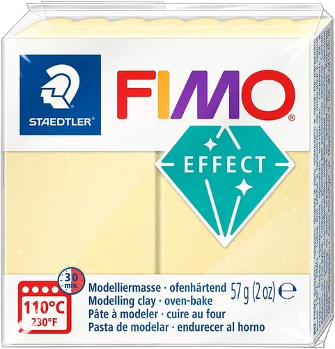 Vista 37 de Staedtler FIMO Effects Arcilla Polimérica - Arcilla para Hornear en Horno para Joyería, Escultura, Azul Translúcido 8020-374