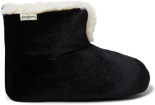 Vista 3 de Dearfoams Pantuflas tipo botín de edredón Zoey Lounge para mujer