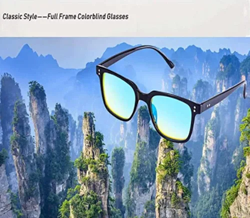 Vista 5 de Gafas para daltónico para hombre, color rojo y verde, para uso en exteriores e interiores