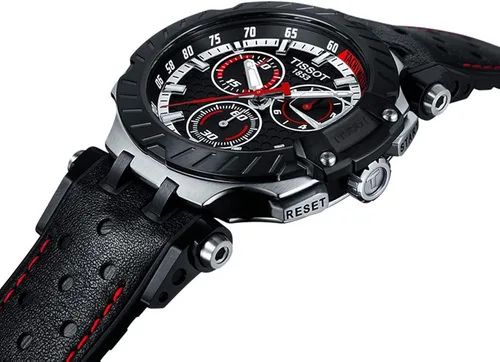 Vista 2 de Tissot MotoGP - Reloj deportivo de acero inoxidable para hombre color negro T1154172705101