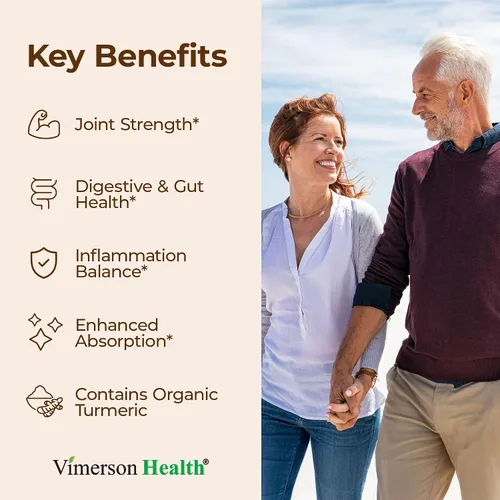 Vista 4 de Joint Support Bundle – 2-Pack Organic Turmeric Supplement with 95% Curcuminoids + 65% Boswellia Extract, Ginger Root & Black Pepper (BioPerine) +